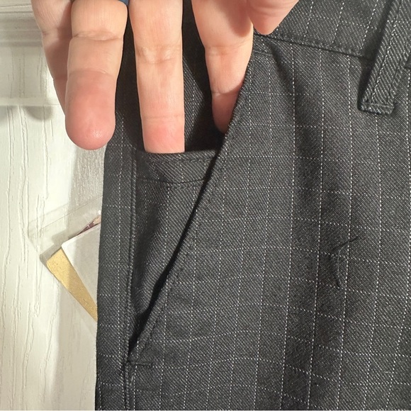 Indigo Plus men's windowpane ankle fit trousers, size 32, hipster, NWT - Picture 5 of 14